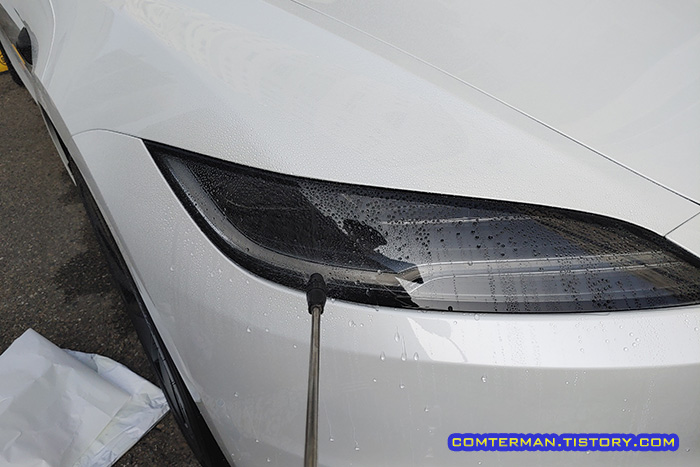 테슬라 모델3 하이랜드 헤드라이트