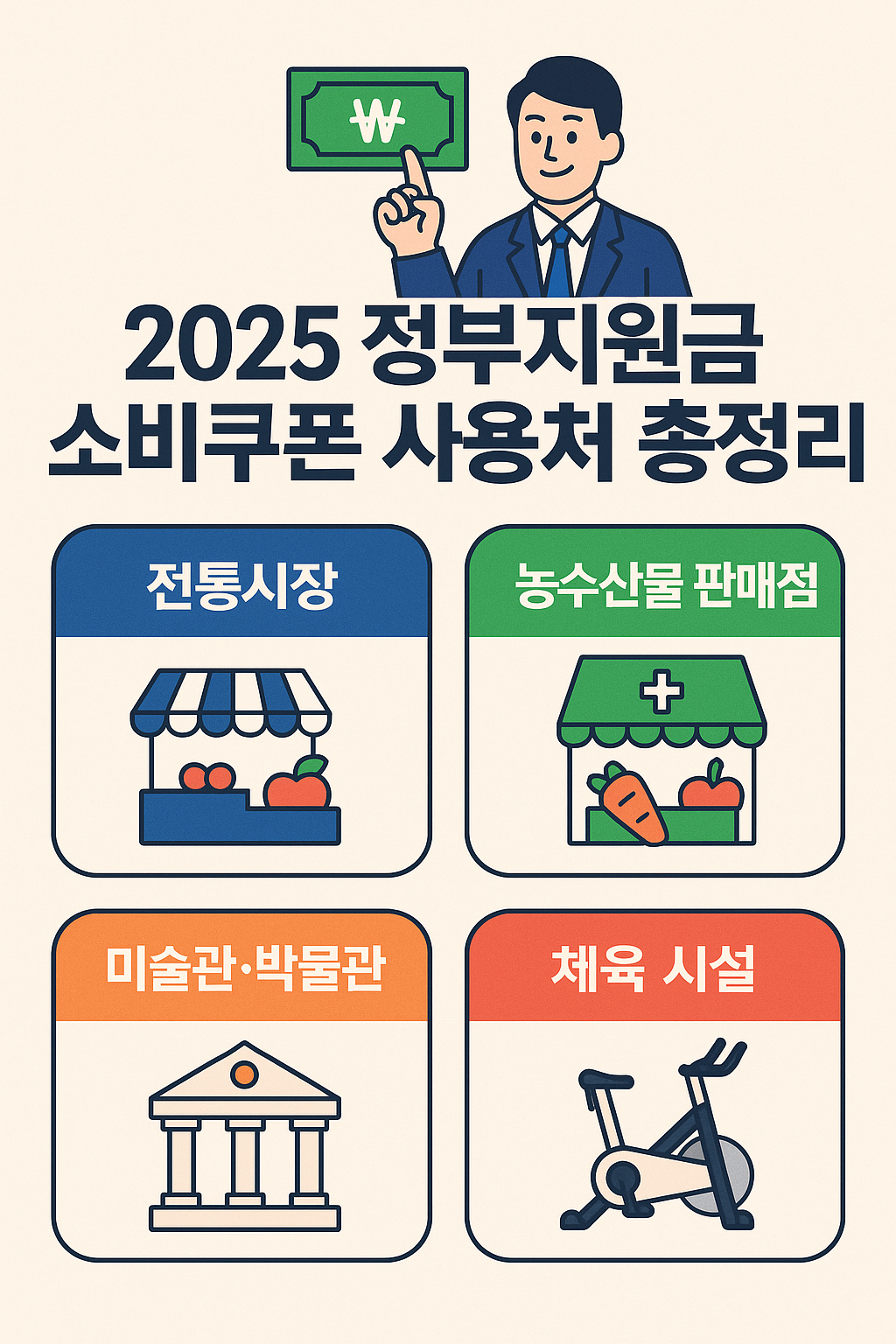 2025 정부지원금 소비쿠폰 사용처