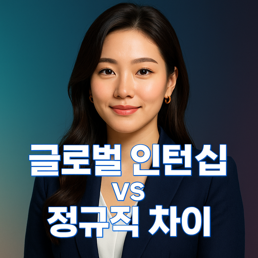 글로벌 기업 인턴십 vs 정규직 채용 차이 완전정리