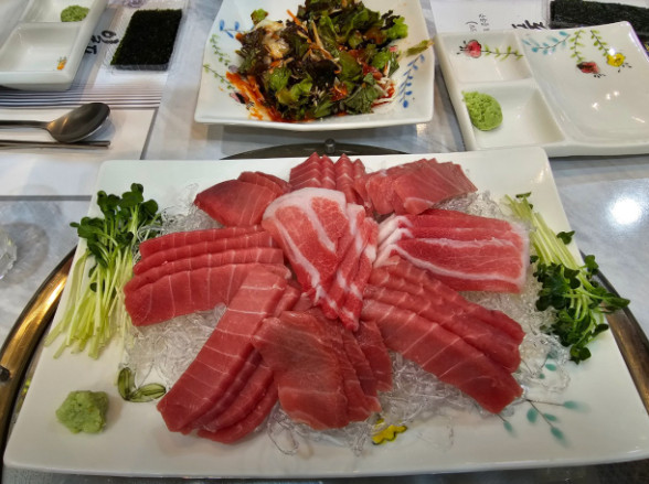 생생정보 고성 참치숯불구이 참치회 맛집(믿고 떠나는 스타의 고장 손범수)