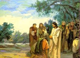 예수님 앞에 무릎 꿇은 베드로 사진