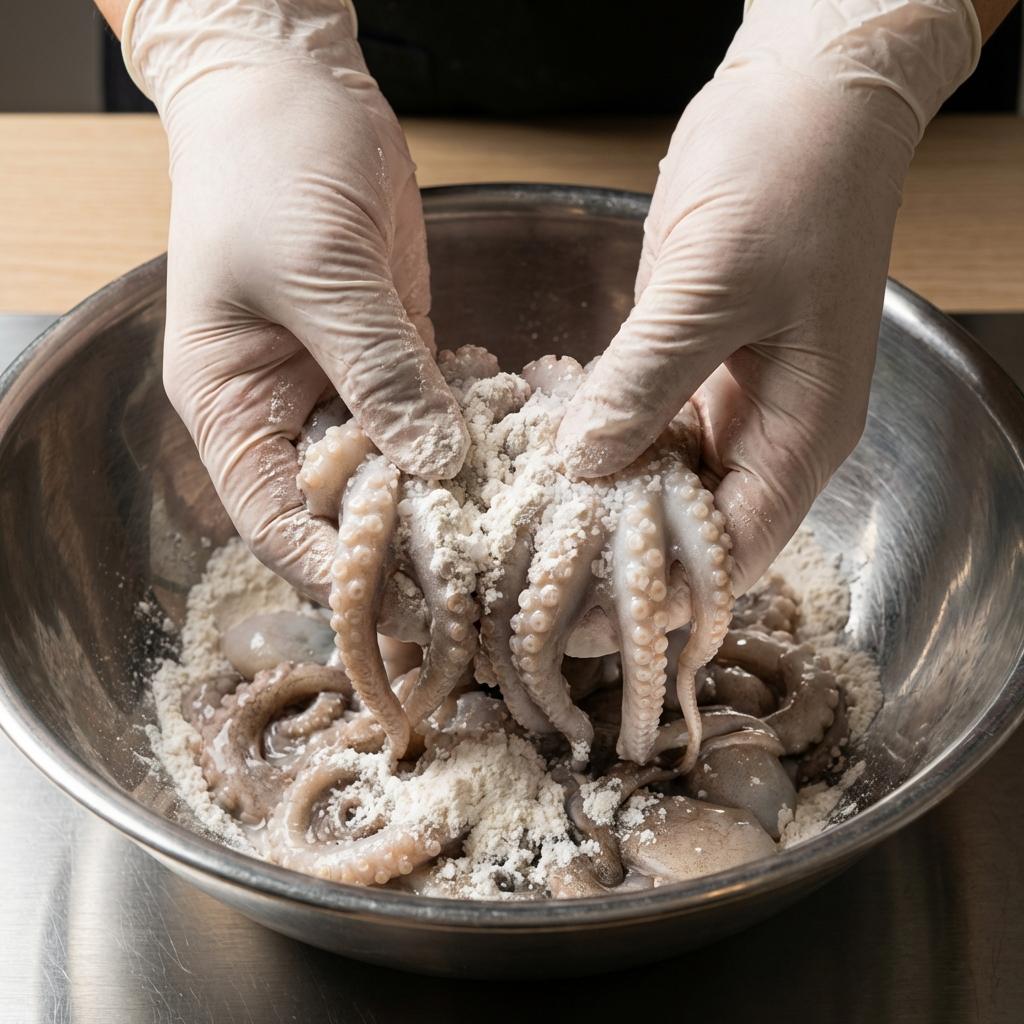 밀가루와 소금을 활용한 빨판 이물질 완전 정복