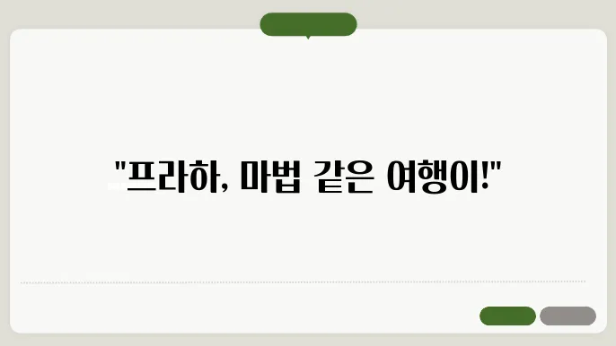 유럽 여행 추천 체코 프라하 가볼만한곳 완벽한 휴가를 위한 종합 가이드