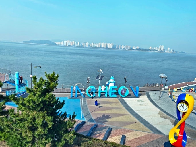 인천바다전경 그림자료