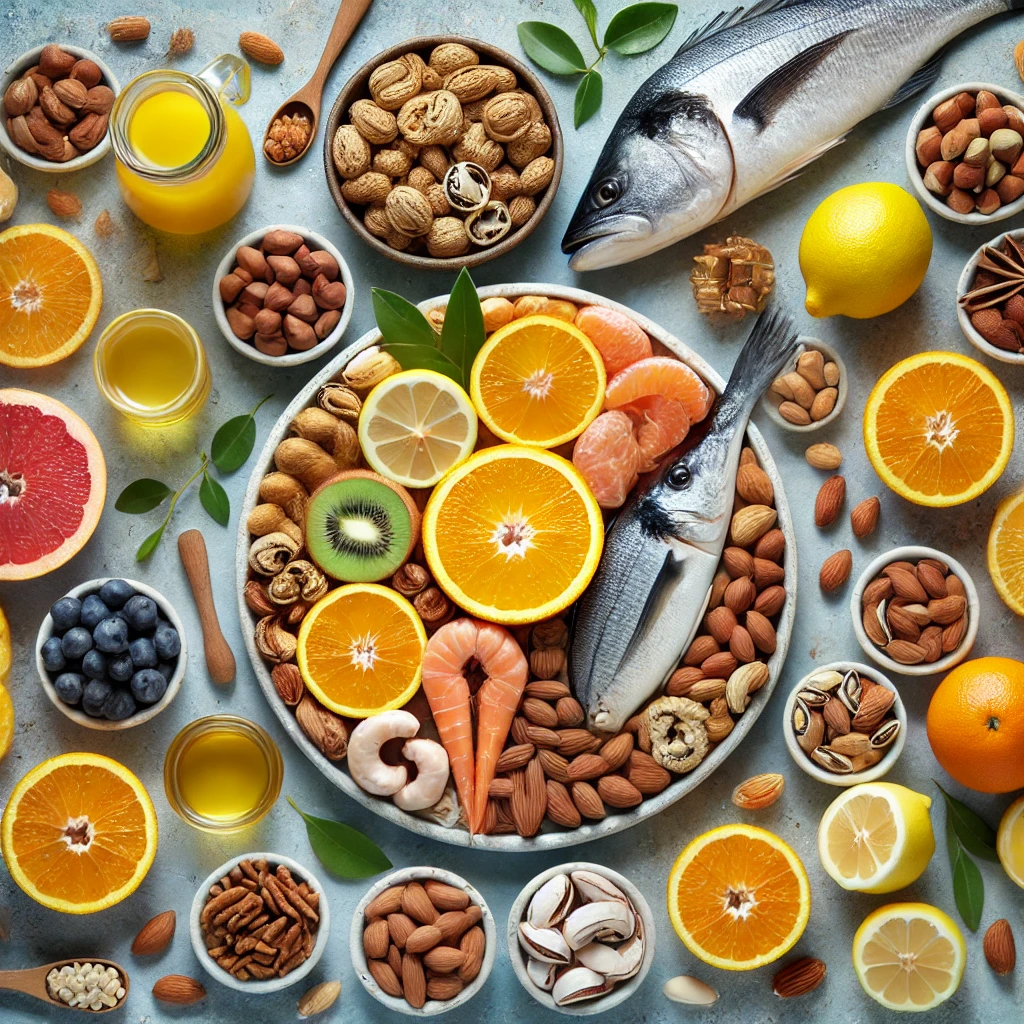 비타민 E와 함께 먹으면 좋은 영양소