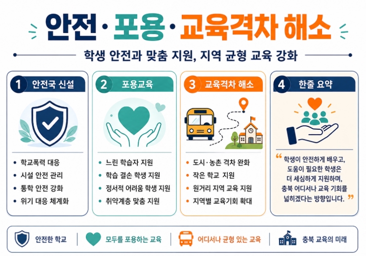 윤건영 충북교육감 당선자 프로필&middot;공약 쉽게 정리