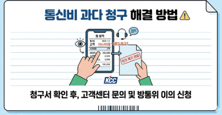 통신비 과다 청구 확인 및 이의 신청 방법 안내