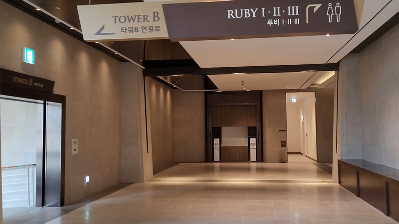 쏠비치 진도 - 웰컴센터 지하 2층 타워B동 연결로