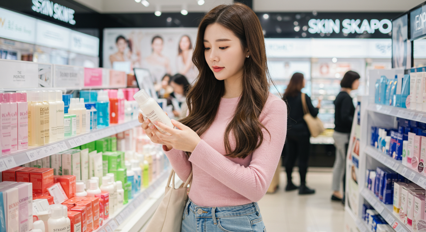 공스킨 트러블 라인