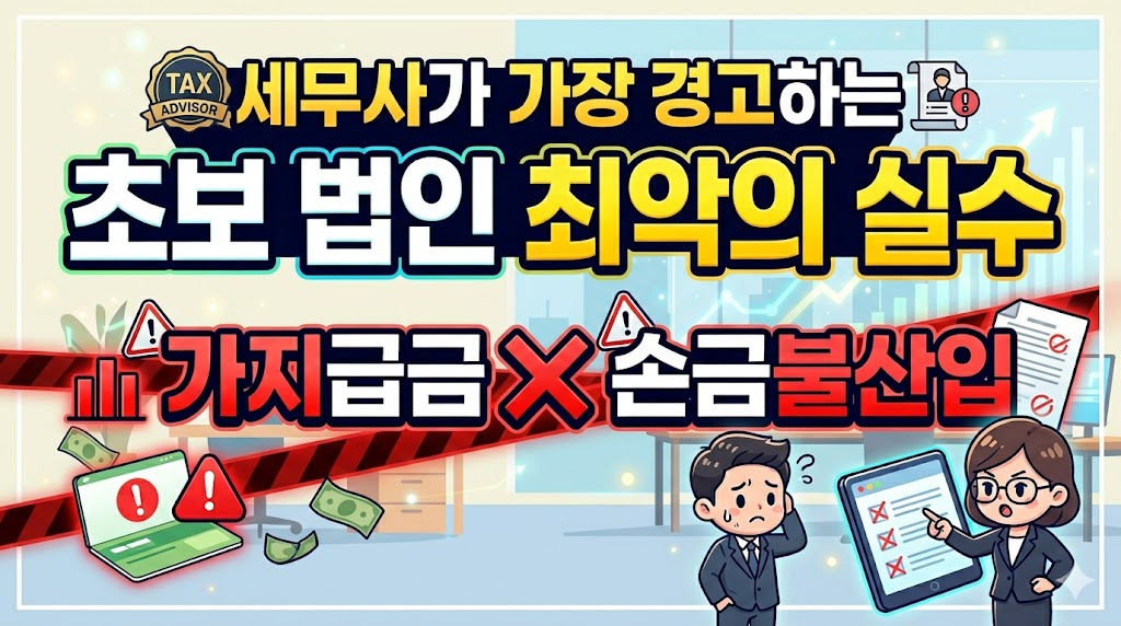 2026년 기준 1인 법인 설립 초보 대표이사 가지급금 인정이자 법인세 폭탄 원인 대표 상여 처분 종합소득세 폭탄 배임 횡령 리스크 피하는 법인 통장 자금 관리 실무 세무 가이드