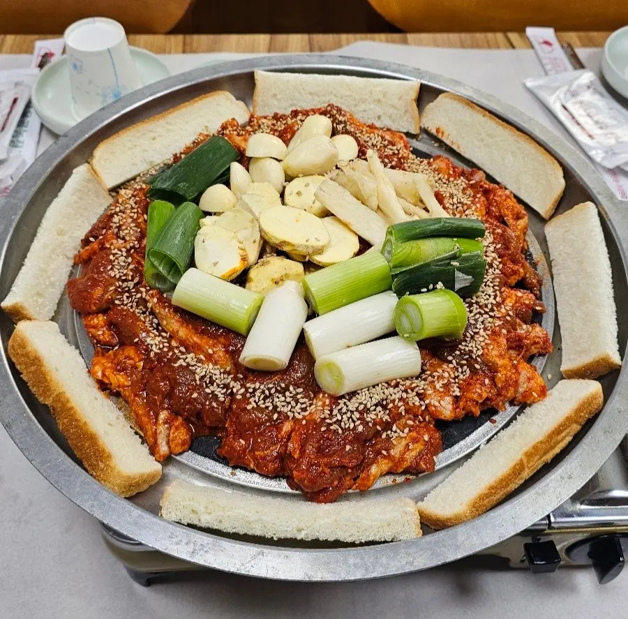 팥 두룽지 오리백숙 훈제오리 맛집 은용골농장가든