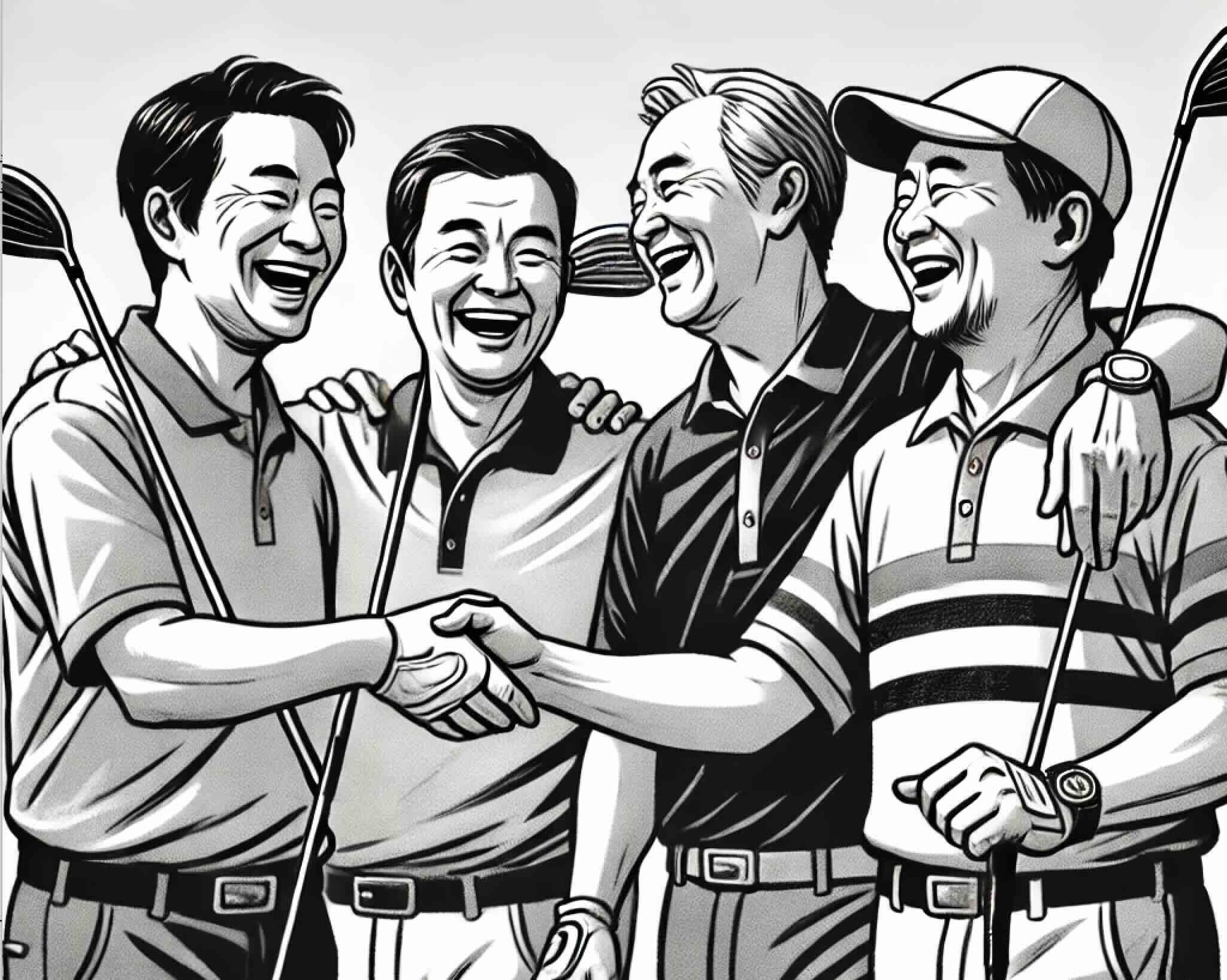 40대 골퍼 이미지