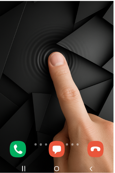 핸드폰 배경화면 날씨 및 시계 위젯 표시하는 방법 (삼성 갤럭시 스마트폰)