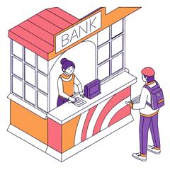 청년도약계좌를 은행에서 신청하는 청년