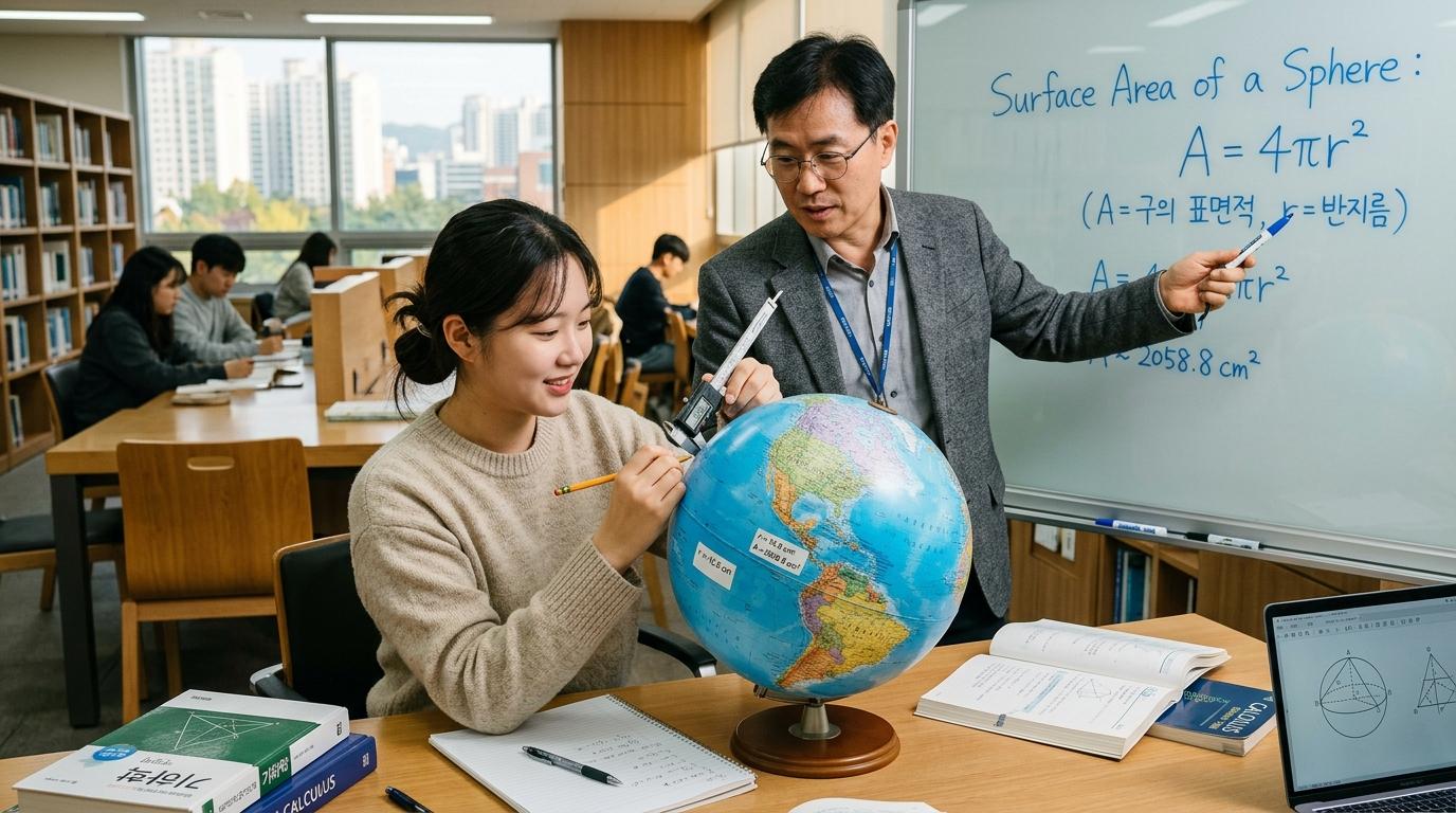 구의 겉넓이 공식