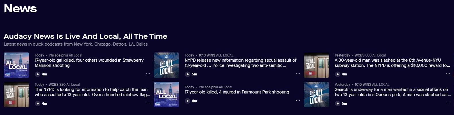 Audacy News