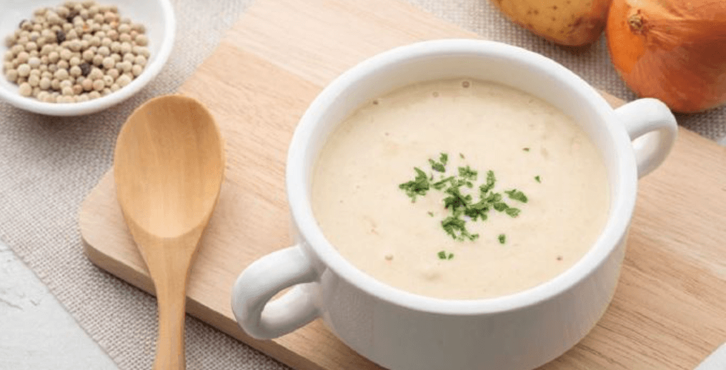 감자-우유-감자수프