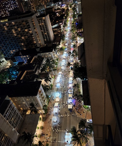 푸드트럭거리야경