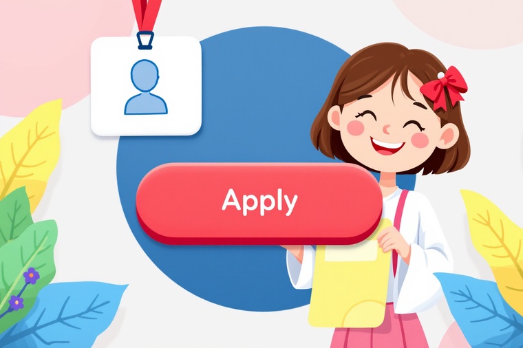 청소년증 신청 강조 버튼