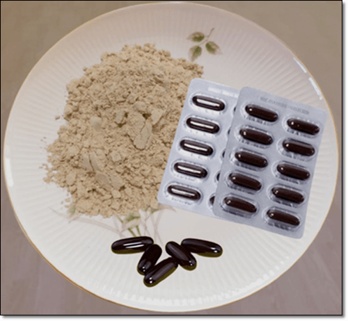 포스파티딜세린과 콩가루