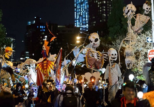 빌리지 할로윈 퍼레이드 모습2