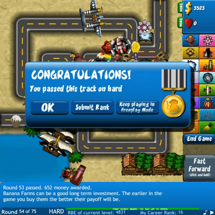 풍선타워디펜스4-플래시게임-종료-화면