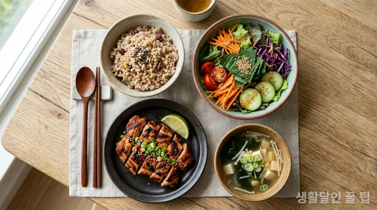 영양 균형을 고려한 건강한 한국식 집밥 식단