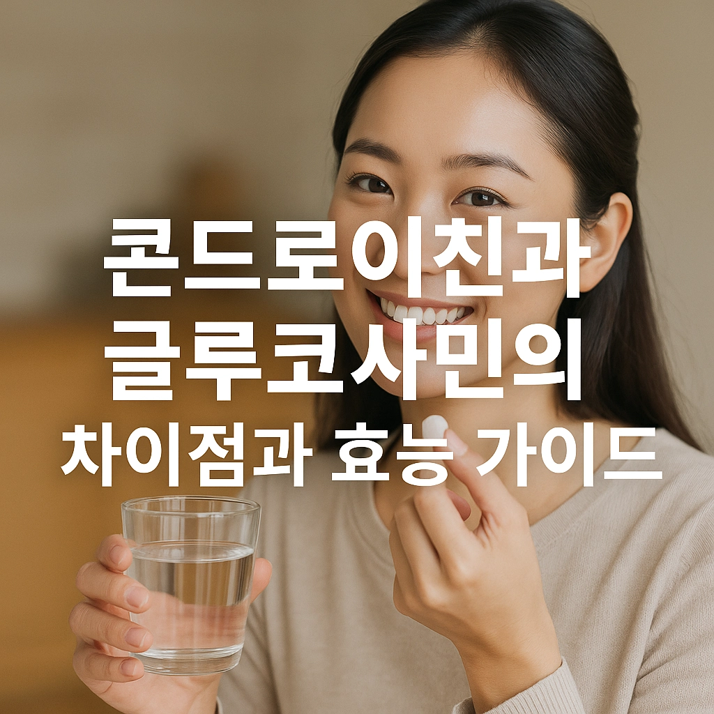 콘드로이친과 글루코사민의 차이점과 효능 가이드