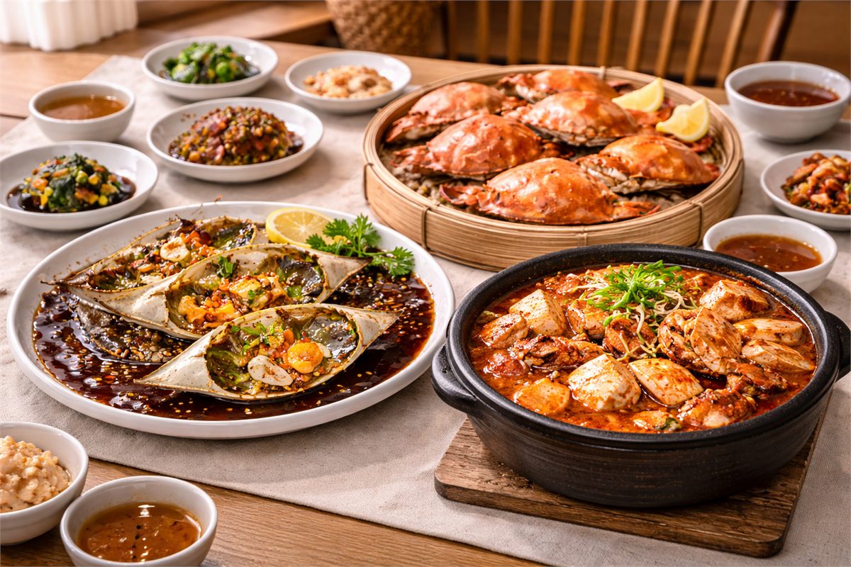 간장게장과 꽃게찜&amp;#44; 꽃게탕으로 차린 봄 꽃게 추천 메뉴 한상 