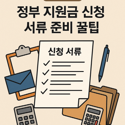 정부 지원금 신청 서류 준비 꿀팁 : 떨어지지 않으려면 지금 당장 이 글을 읽어야 한다
