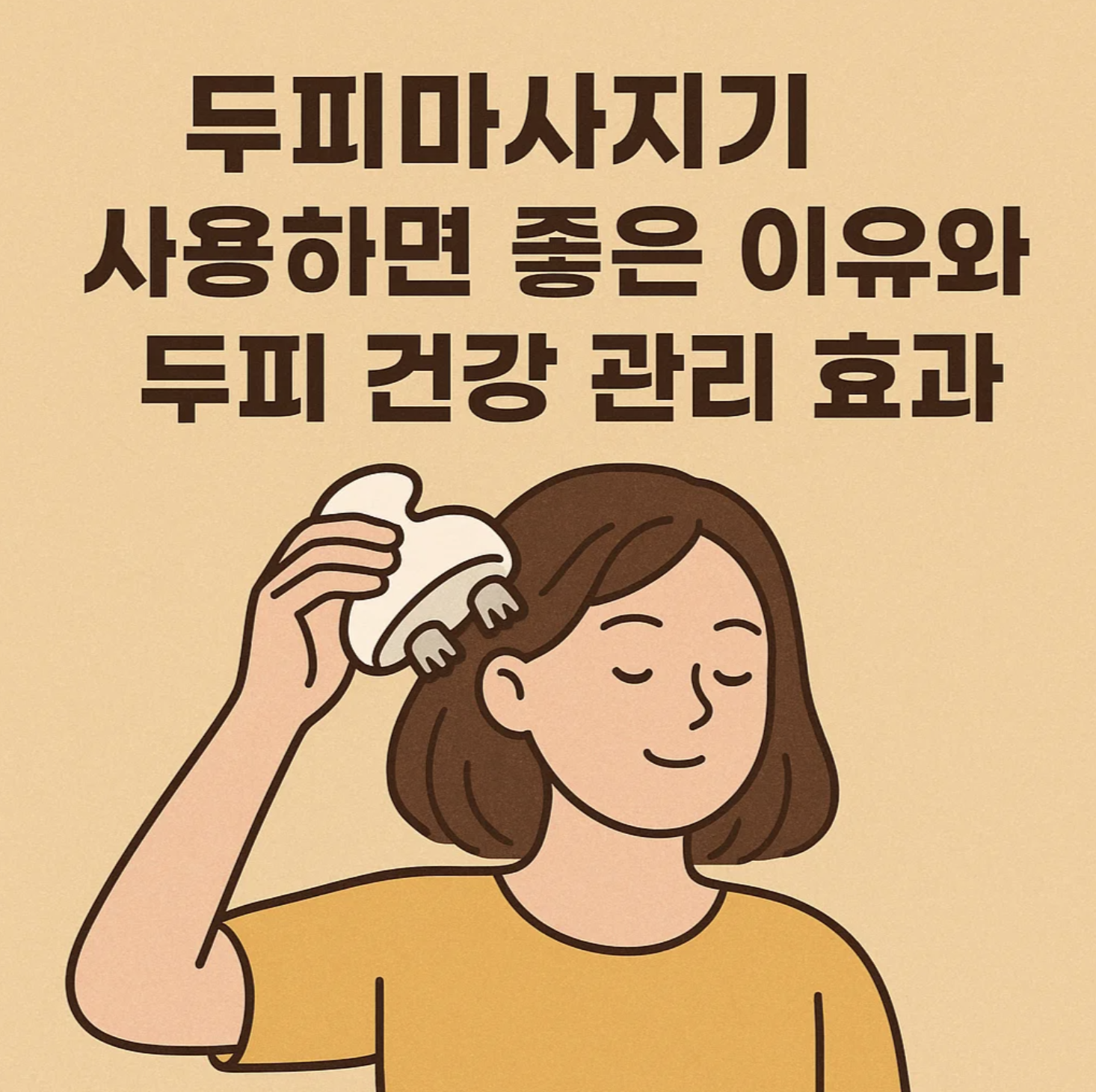 두피마사지기 사용하면 좋은 이유와 두피 건강 관리 효과