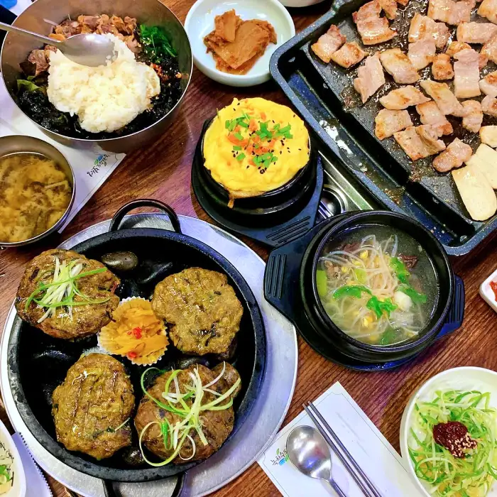 6시내고향 전남 보성 녹차 모둠 떡갈비 맛집