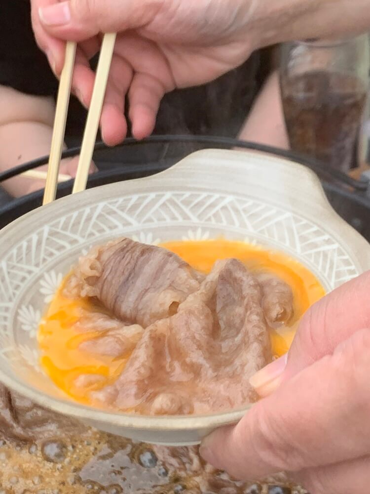 고기가 익은 모습