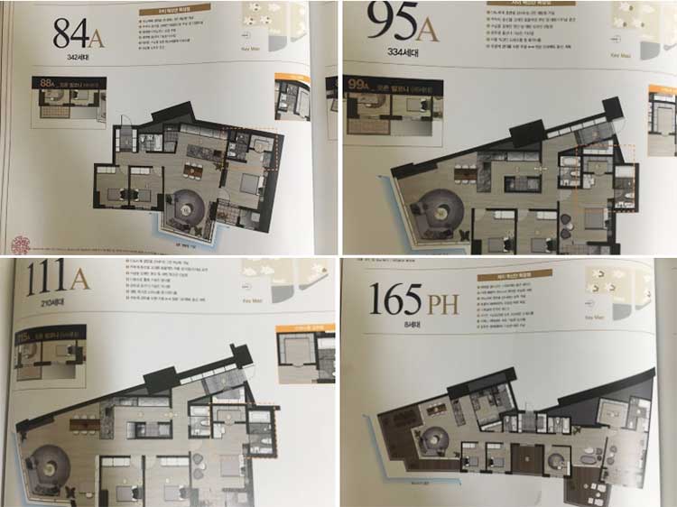 문현 1구역 단위세대 평면