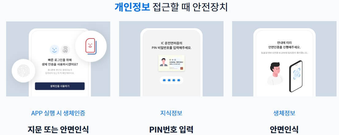 '모바일 주민등록증'(모바일신분증)운전면허증 전국에서 발급받기