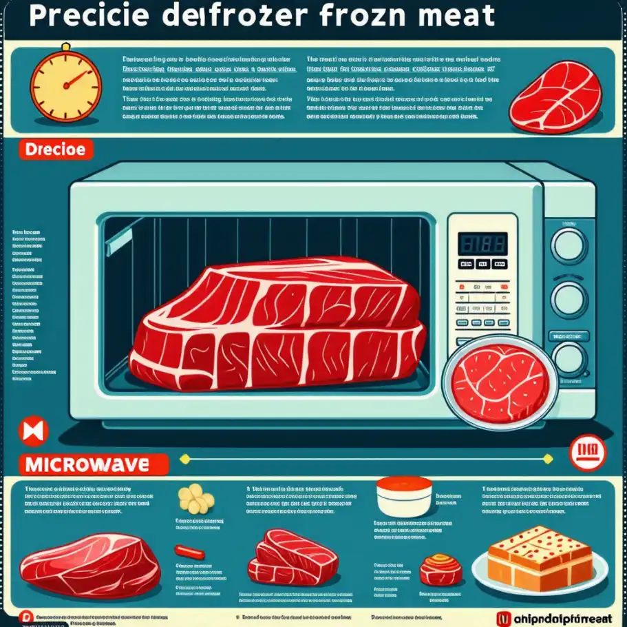 냉동고기 전자레인지 해동 시간 정확한 가이드