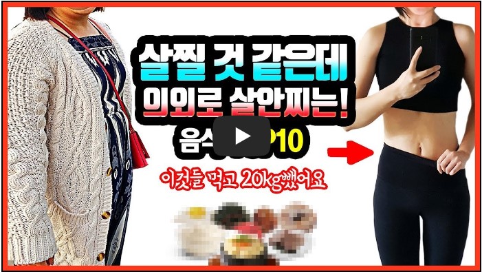 다이어트 유튜버 순위 TOP 10 2