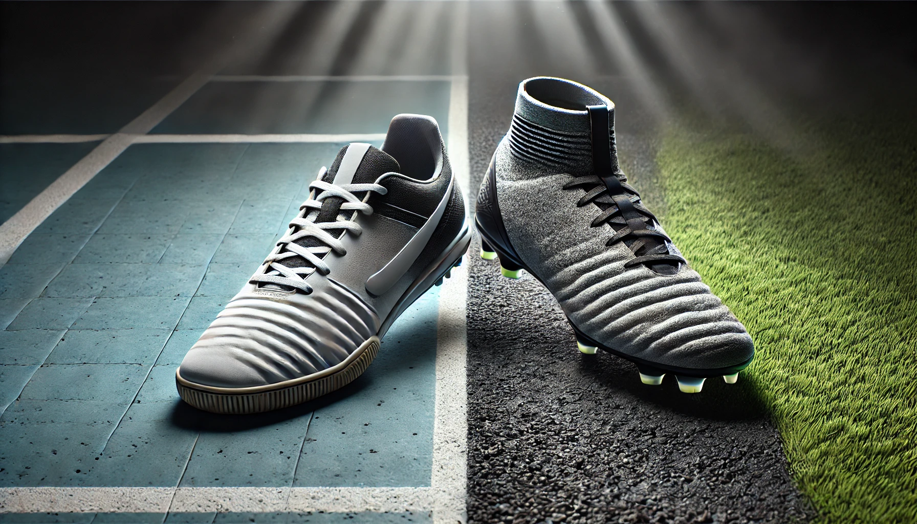 풋살화 vs 축구화, 무엇이 다를까 경기장에 맞는 완벽한 신발 선택 가이드!