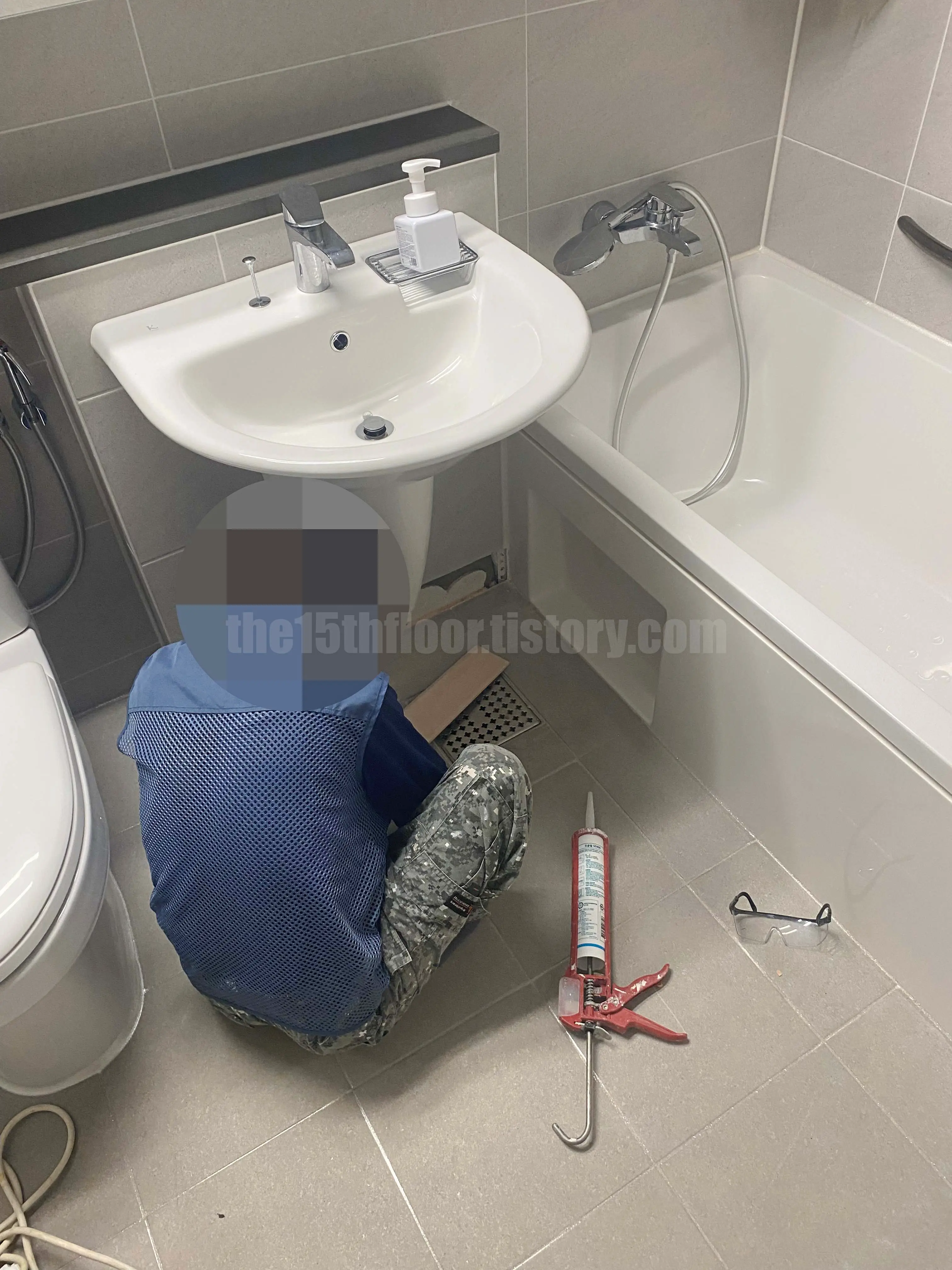 타일 부분 교체 방법 4.