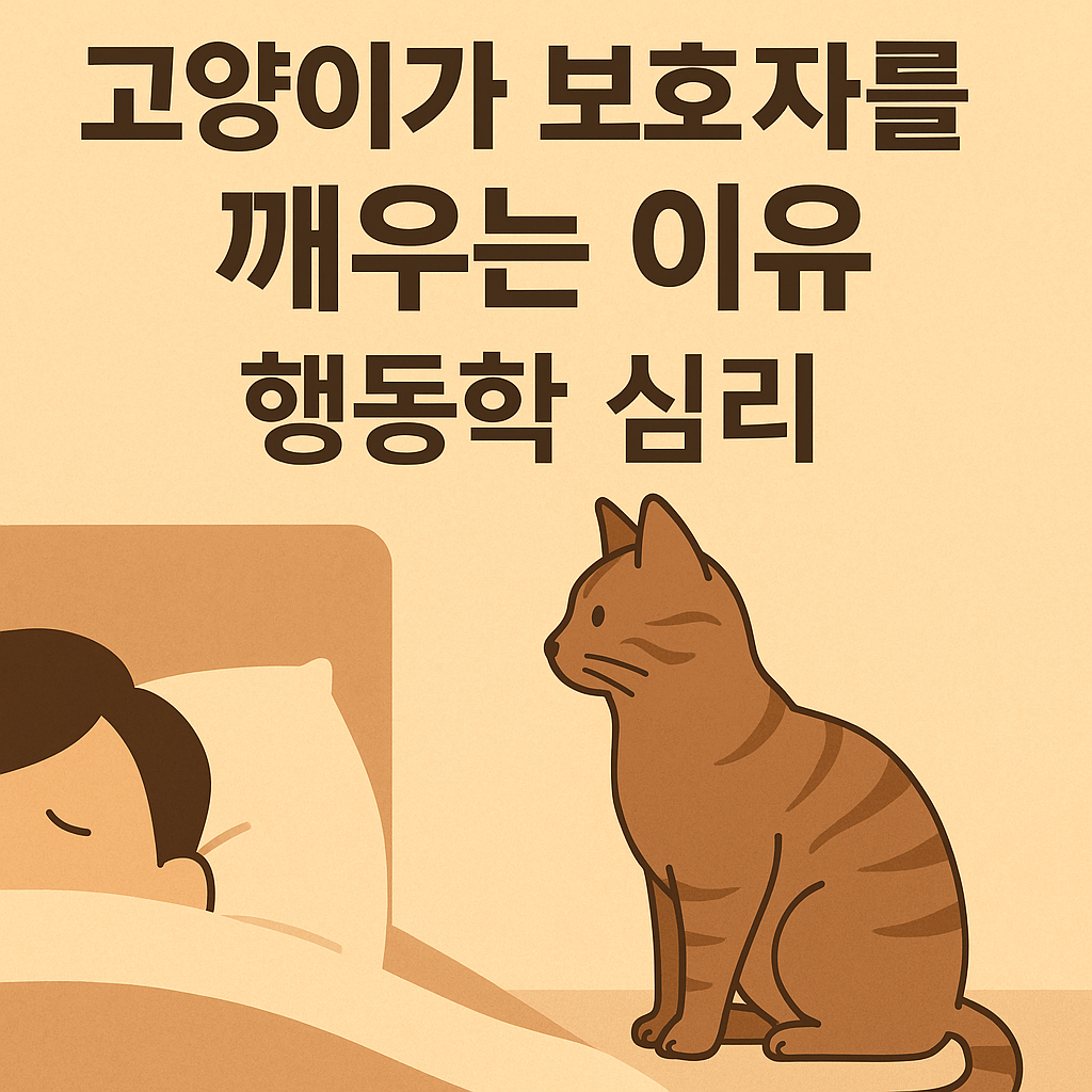 고양이가 보호자를 깨우는 심리 / 행동학으로 보는 새벽 깨움의 원인과 해결법