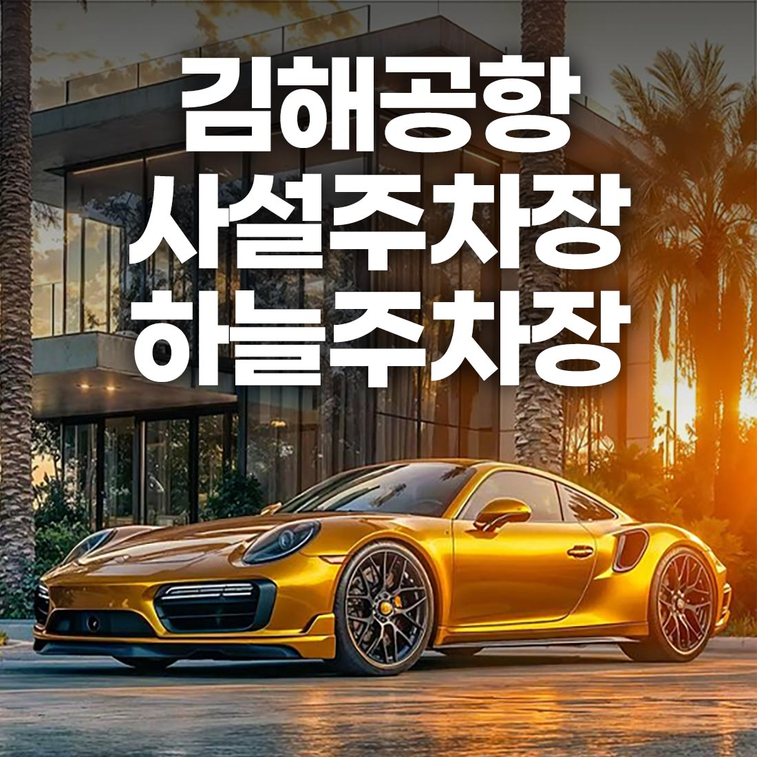 김해공항 사설 주차장 추천