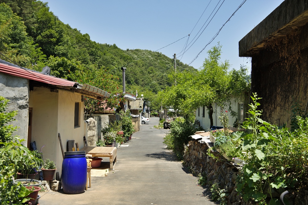 여항면 외암리 마을 풍경