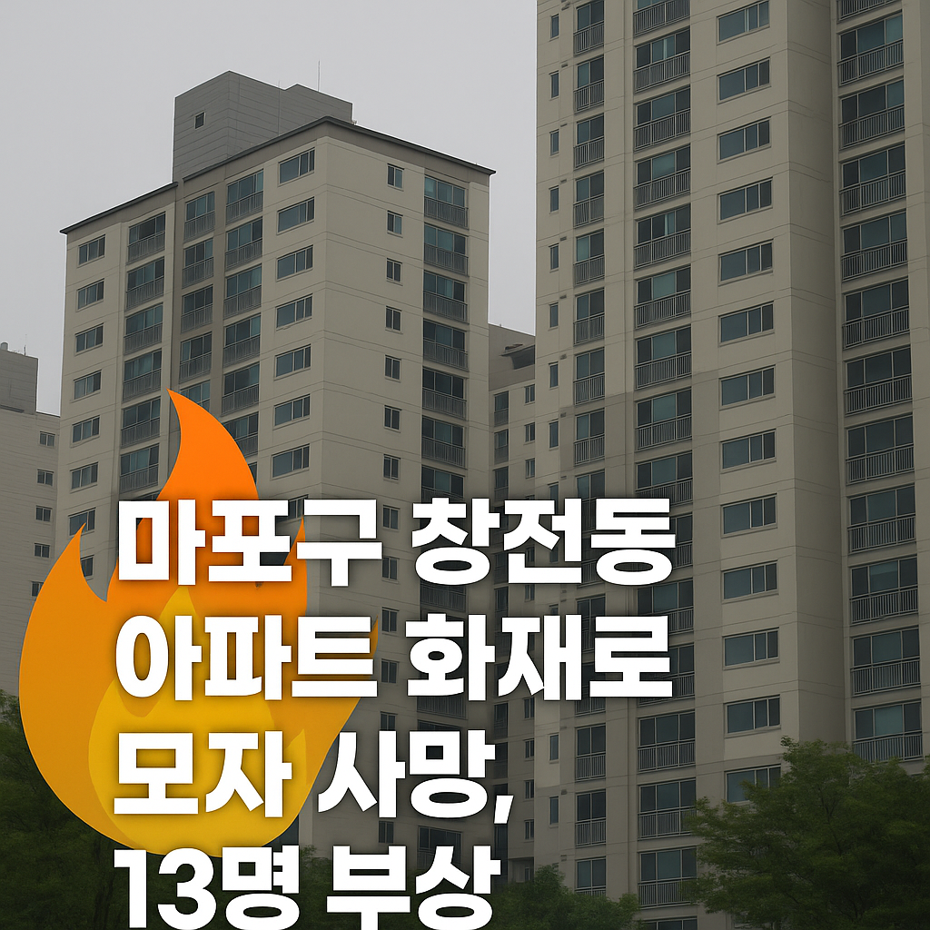 마포구 창전동 아파트 화재