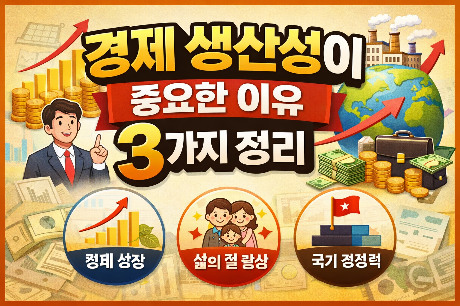경제 생산성이 중요한 이유 3가지 정리