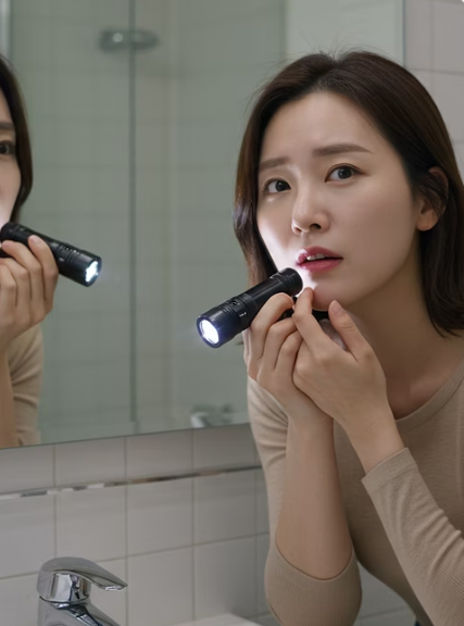 편도결석 확인법