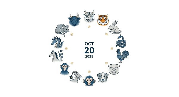 2025년 10월 20일 오늘의 운세
