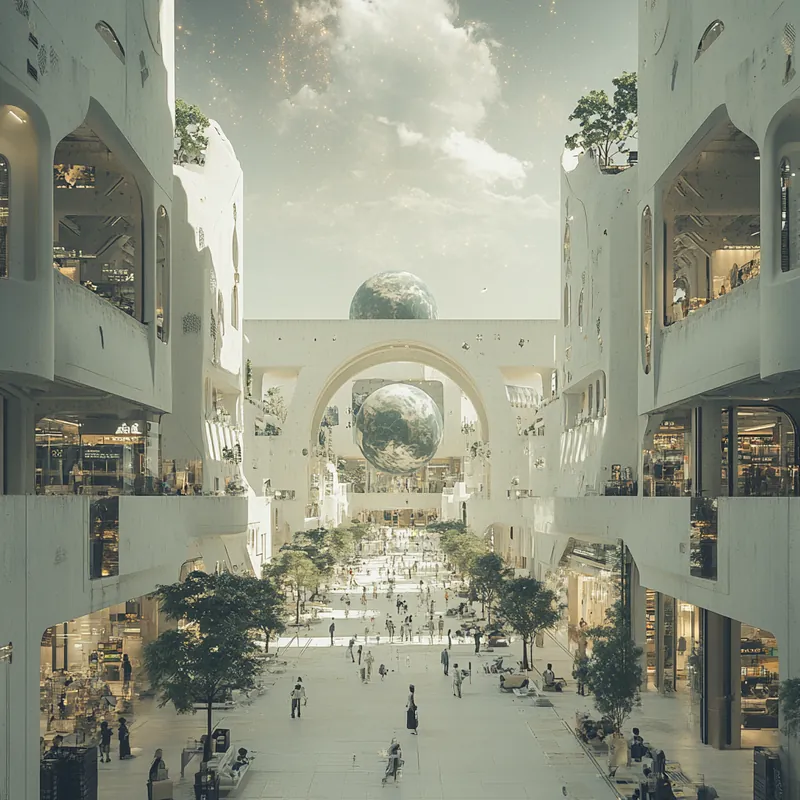 세계 시장의 다양한 투자 기회를 탐구하며 문화적 요소와 조화를 이룬 장면, 잠재력과 혁신성이 돋보입니다.