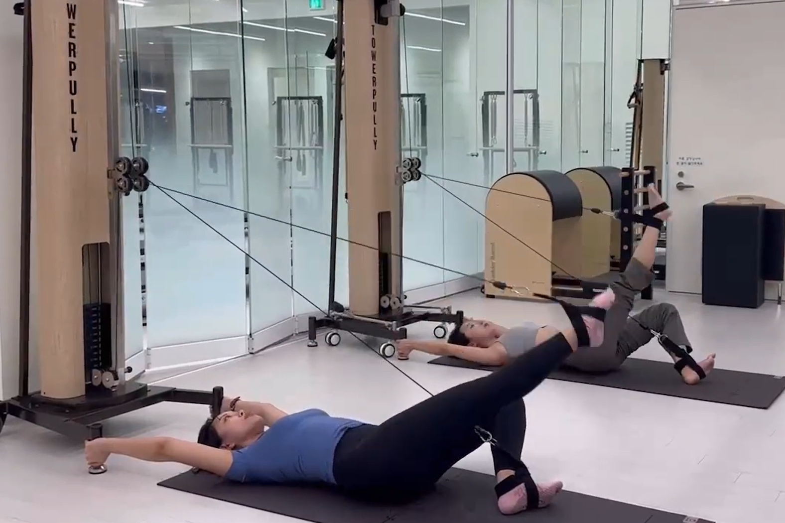 타워풀리 사용중