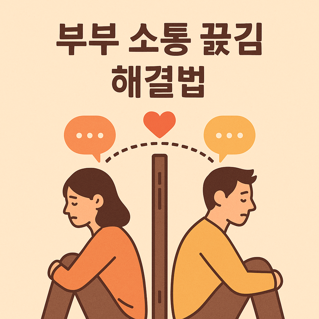 부부 소통 끊김 해결법