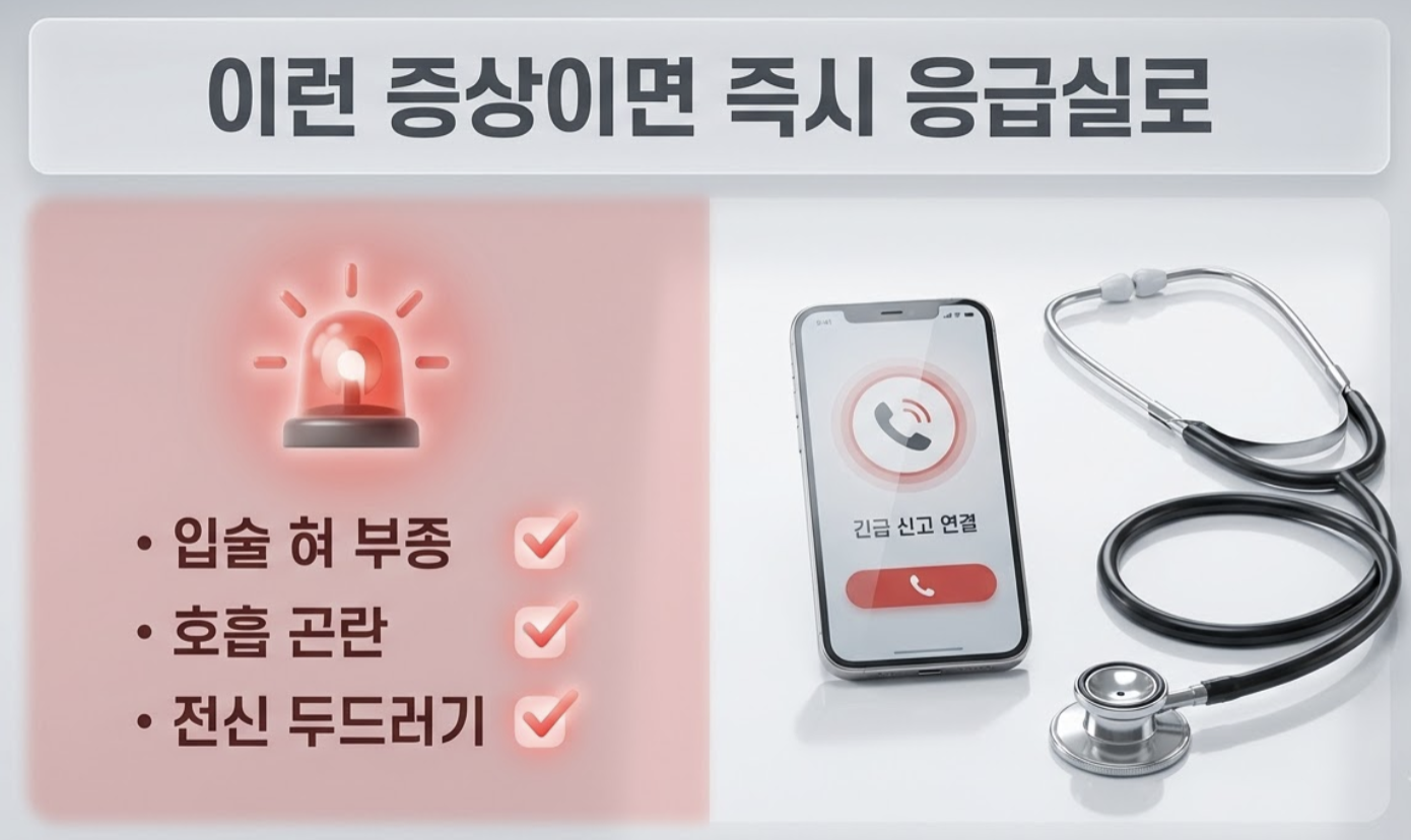 어떤 이상 반응을 주의해서 관찰해야 할까요?